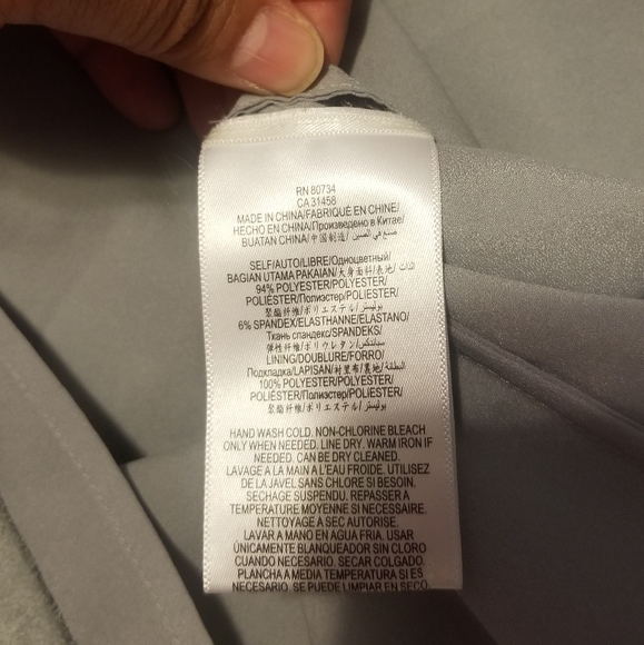 BCBGMAXAZRIA Suece Mini Dress Color Light Gray Size XXS - Picture 9 of 13